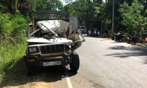 සෙවනගල රිය අනතුරකින් මව මරුට, පුතාට බරපතළයි