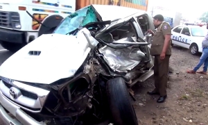 යක්කල පොලීසිය ඉදිරිපිට අනතුරකින් අයෙක් මරුට